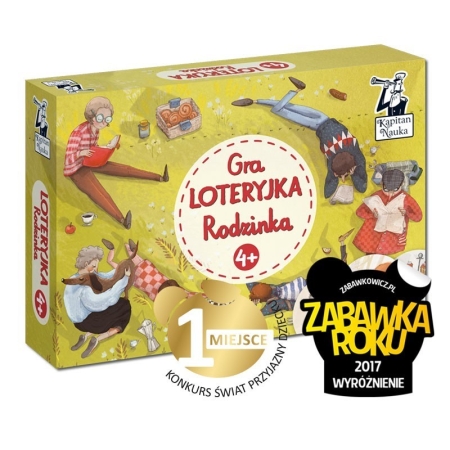 GRA LOTERYJKA RODZINKA 4+ Kapitan Nauka